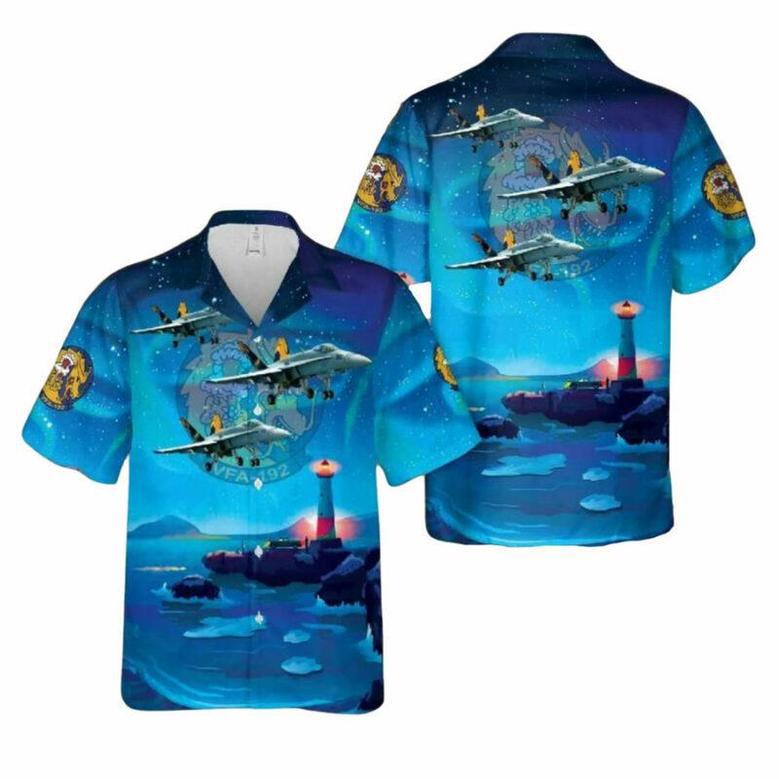 Us Navy Strike Fighter Squadron Hornet Hawaiian Shirt