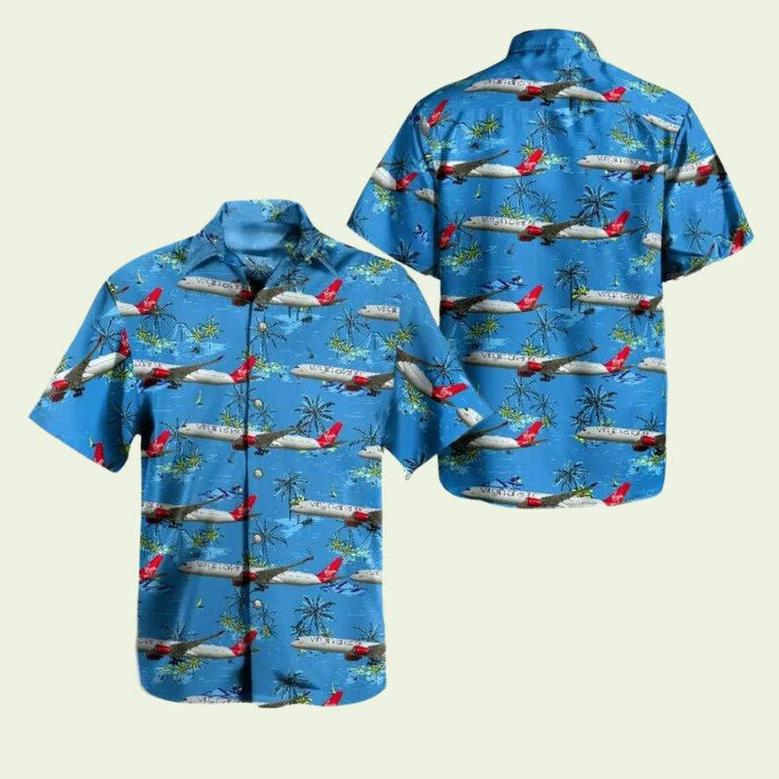 Virgin Atlantic Airbus Hawaiian Shirt