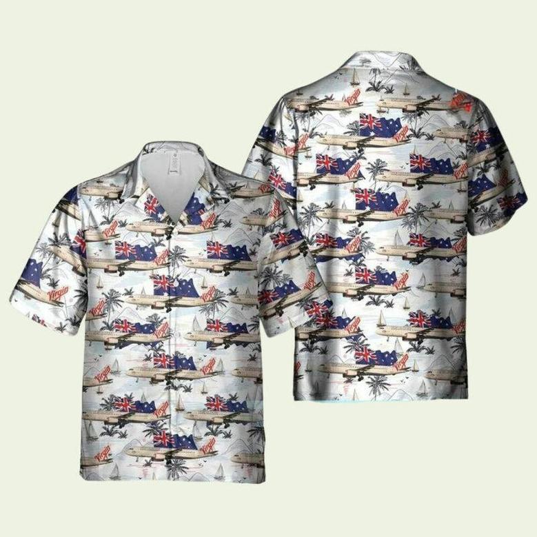 Virgin Australia Airlines Airbus Hawaiian Shirt