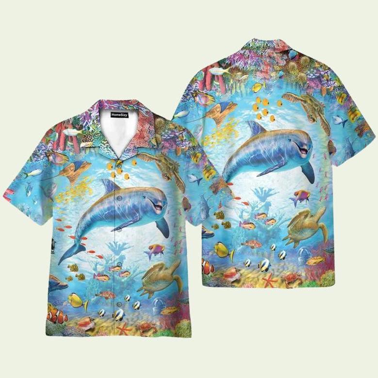 Whale And Life In The Worlds Oceans Hawaiian Shirt