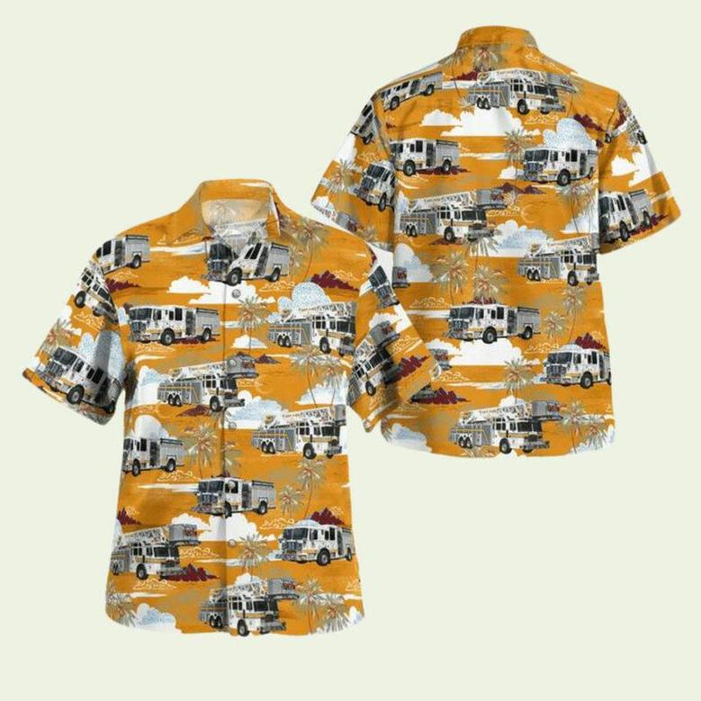 White Marsh Volunteer Fire Company Hawaiian Shirt