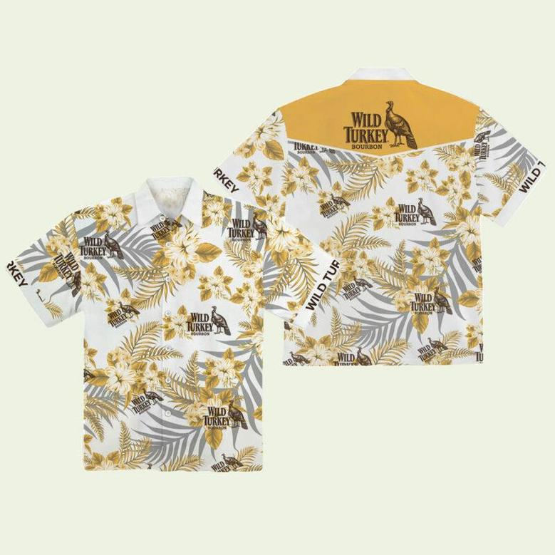 Wild Turkey Bourbon Hawaiian Shirt