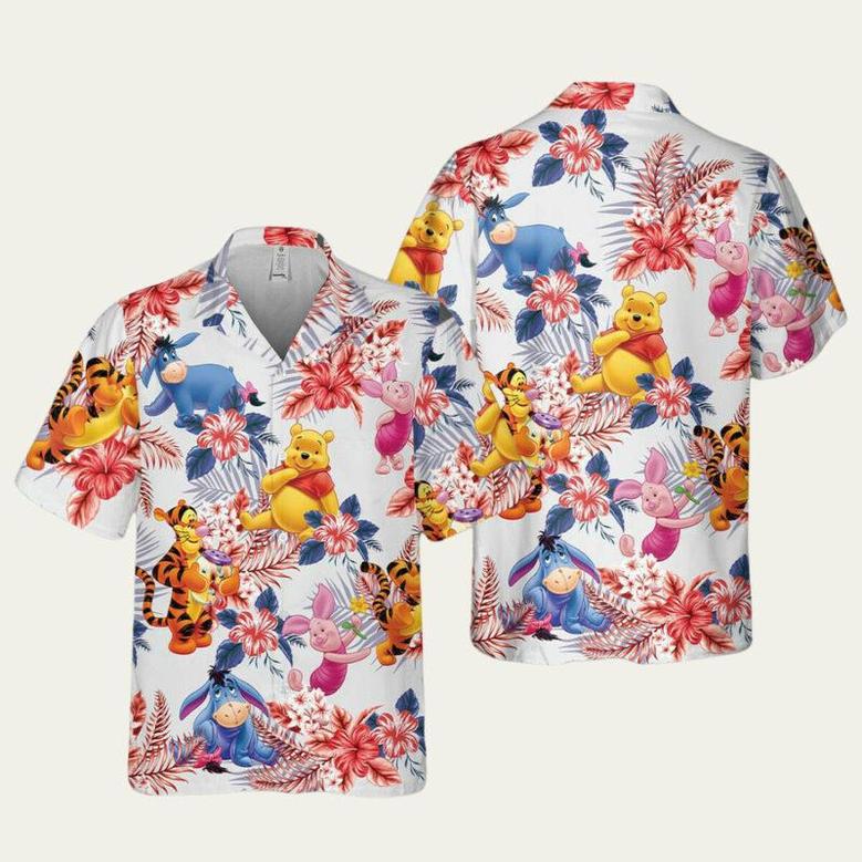 Winnie The Pooh Summer Independence Day Hawaiian Shirt