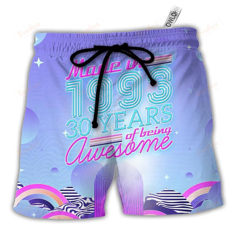 Age Made In 1993 30 Years Of Being Awesome Beach Short