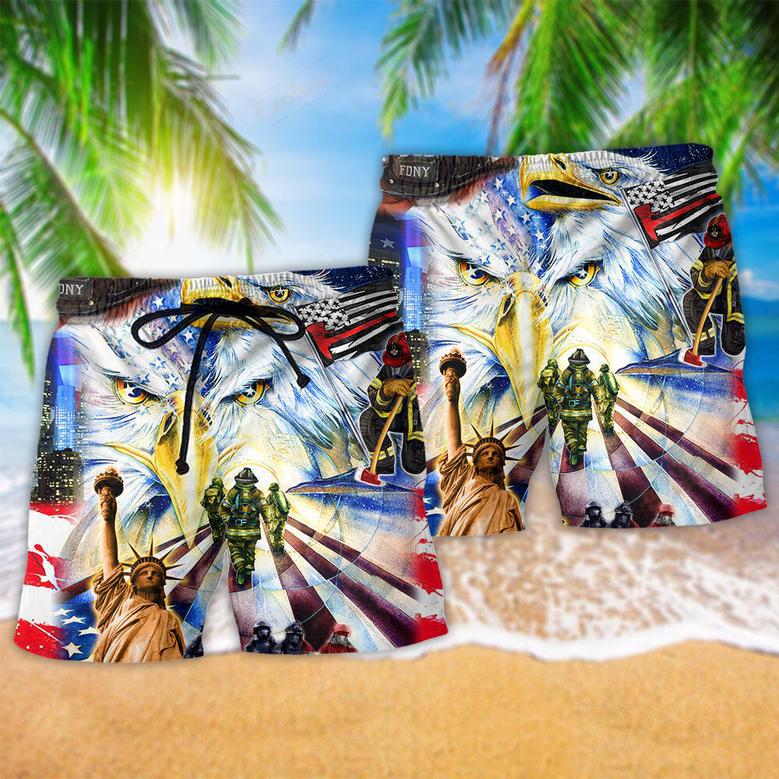 America Proud Forever Style Beach Short