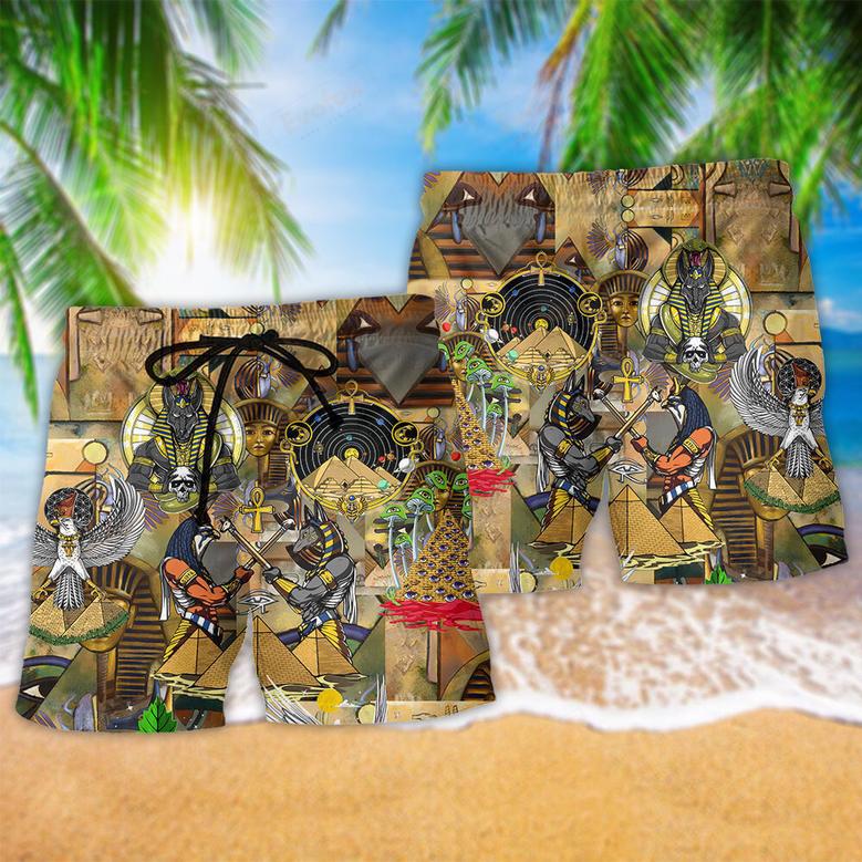 Ancient Egypt Explore Beach Short