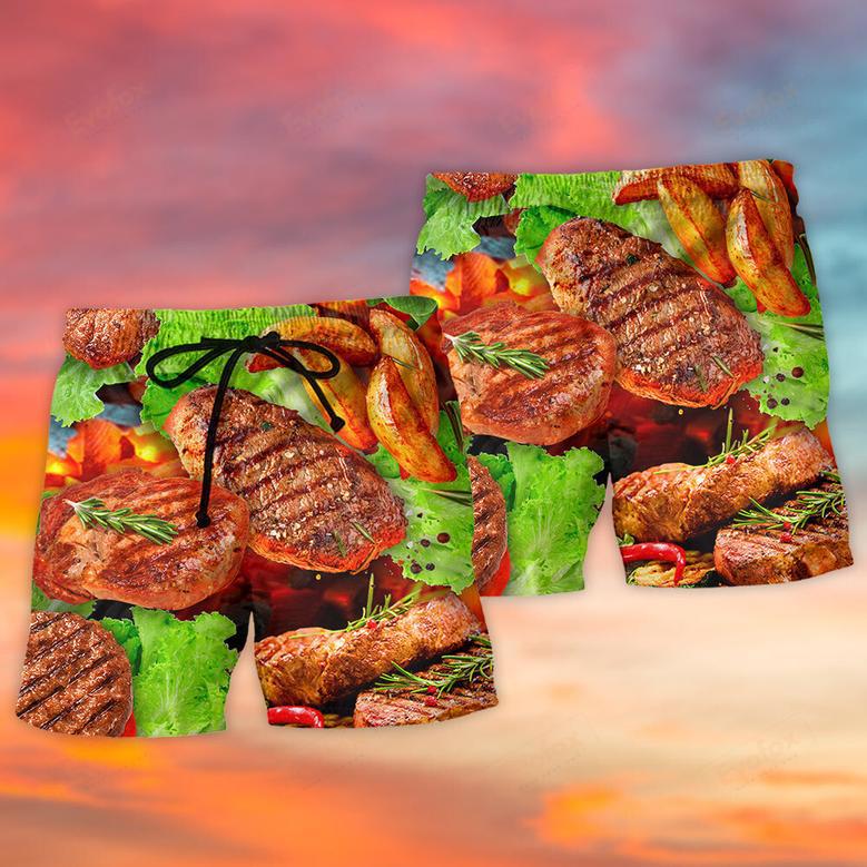 Beefsteak BBQ Lover Style Beach Short