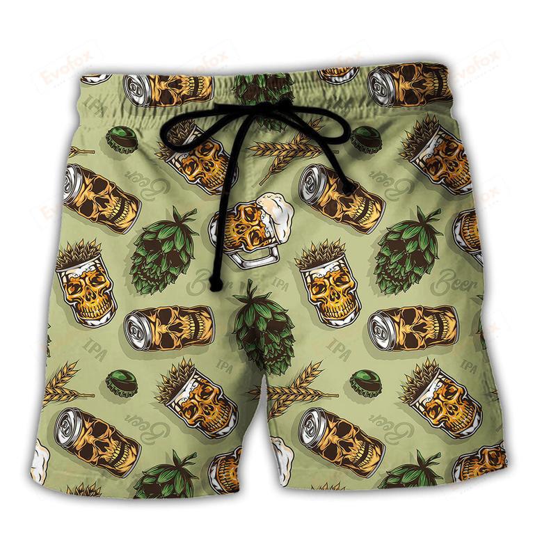 Beer Favorite Bassic Background Beach Short