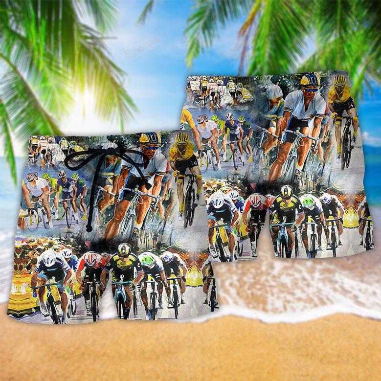 Bike Just Enjoy The Ride Road Bicycle Racing Beach Short