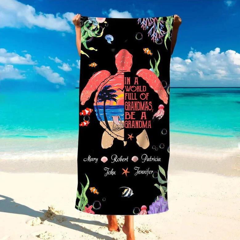 Blessed Nana Butterfly Beach Towels Perfect Gift Celebrate Grandmas