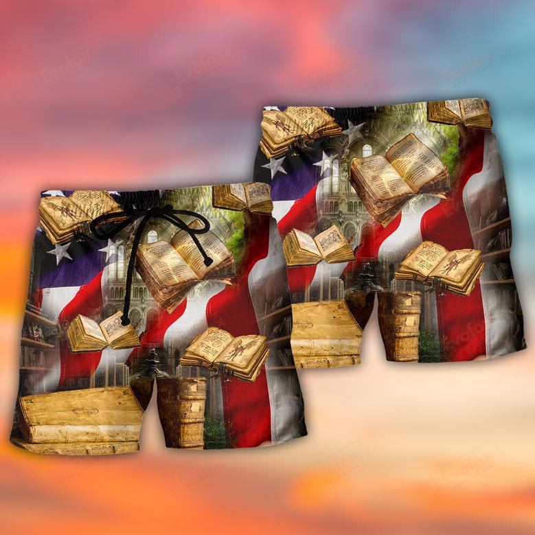 Book Independence Day Magic Beach Short