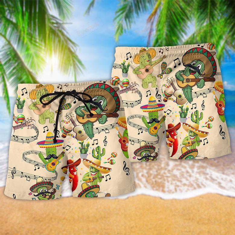 Cactus Love Music Pretty Beach Short