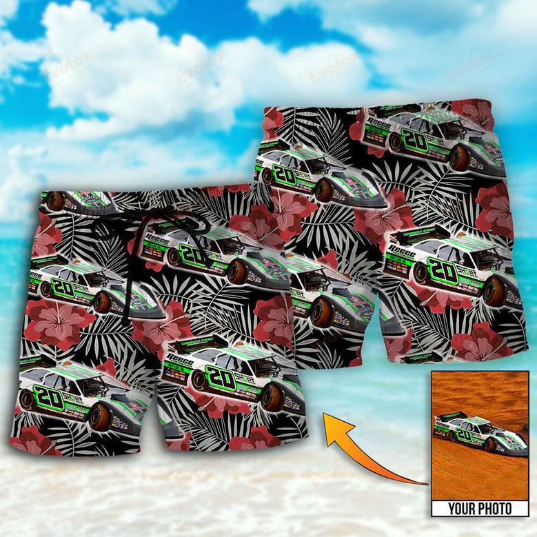 Car Cool Various Style Custom Photo Beach Short