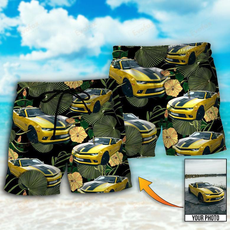 Car Cool Various Style Custom Photo Beach Short