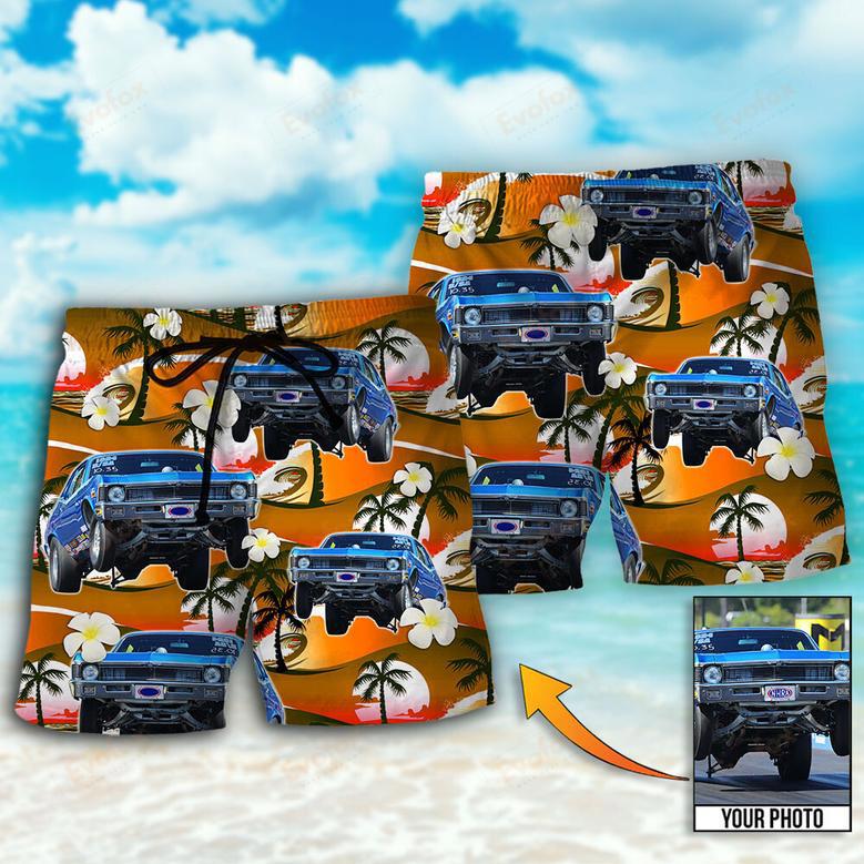 Car Cool Various Style Custom Photo Beach Short