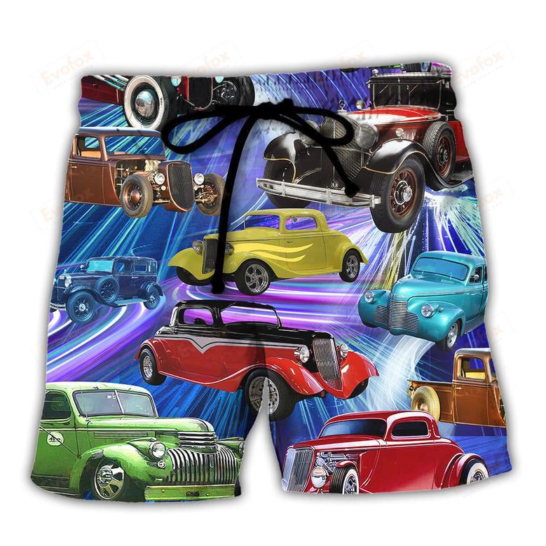 Car Green Red To Dream Stunning Style Beach Short