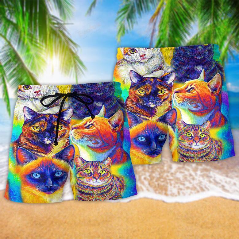 Cat Lovely Love Life Style Beach Short