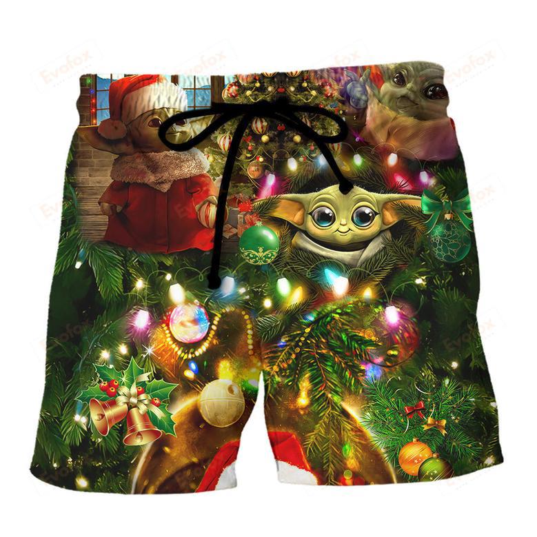 Christmas Baby Season’s Greetings Beach Short