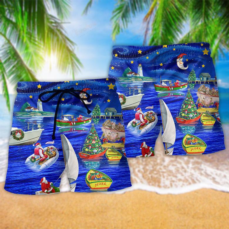 Christmas Coming Merry Christmas Beach Short