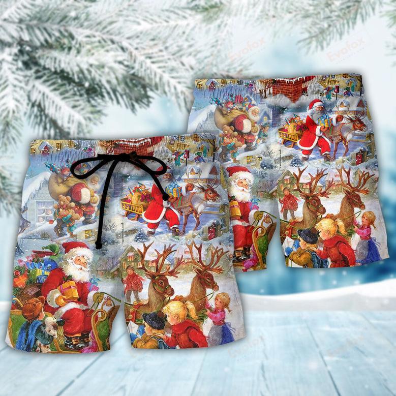 Christmas Have A Merry Holly Jolly Christmas Beach Short