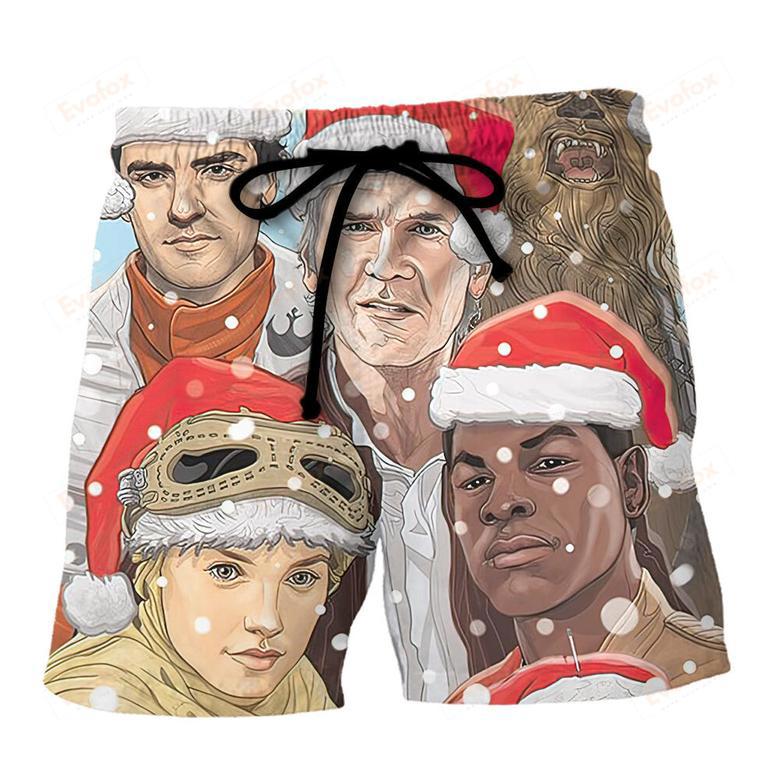 Christmas The Force Awakens Christmas Beach Short