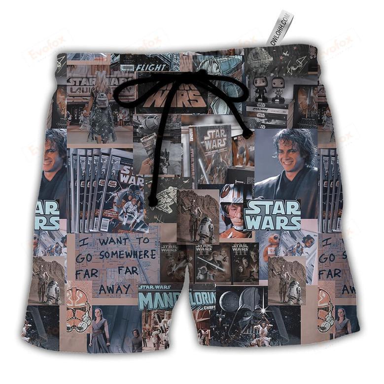 Comic Fan Collection Style Beach Short