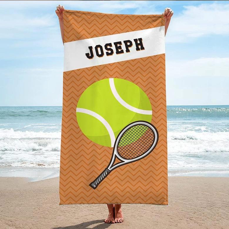 Custom Sports Design Personalized Beach Towels Adults Kids Unique Gift