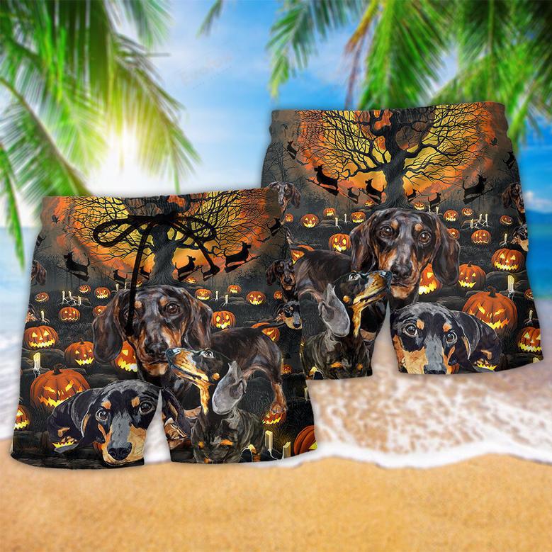 Dog Awesome Dachshund Dark Classic Beach Short