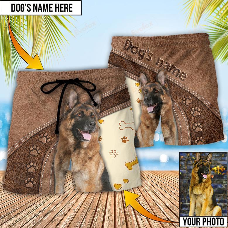 Dog Is My Best Friend Custom Photo Beach Short