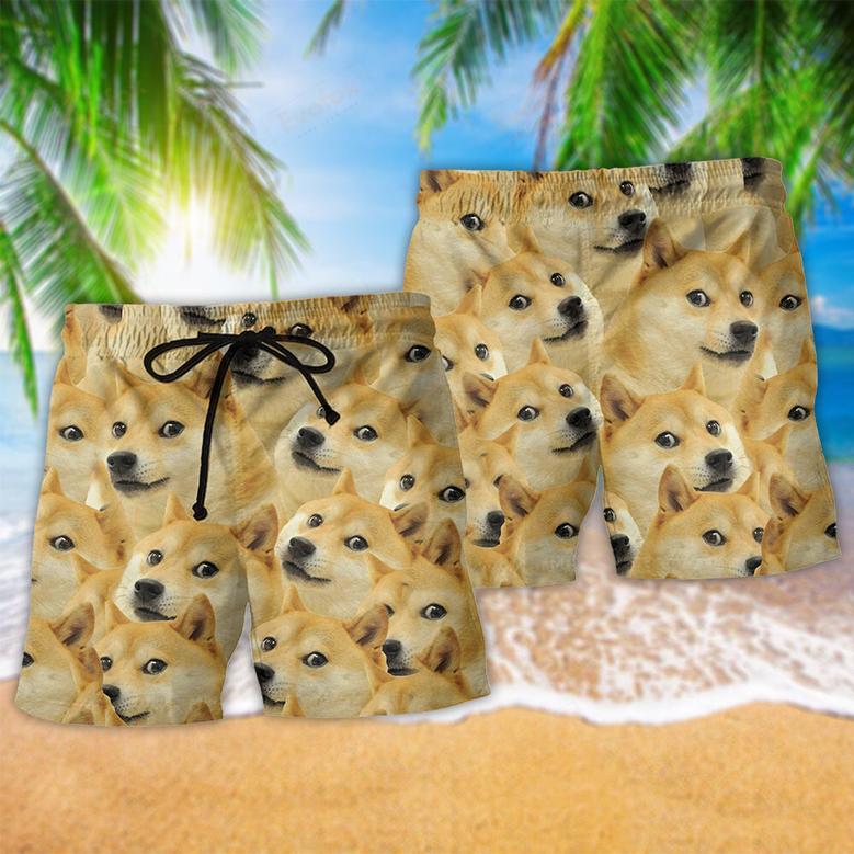 Dog Meme Funny Style Stunning Color Beach Short