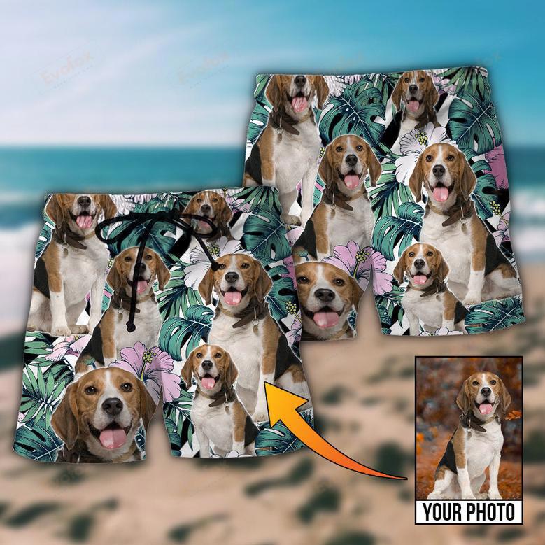 Dog My Sweet Dog Custom Photo Beach Short