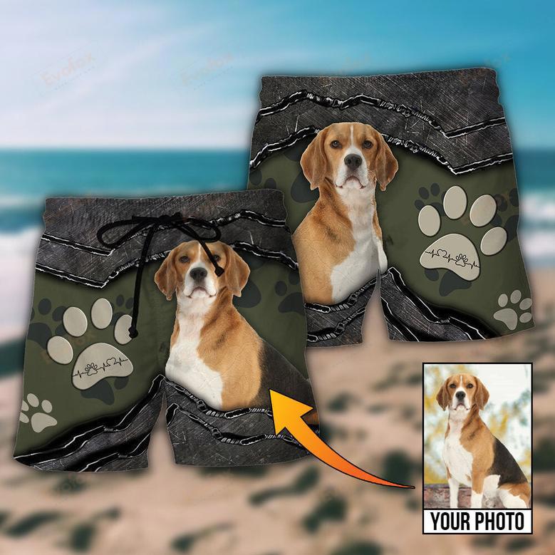 Dog My Sweet Dog Custom Photo Beach Short