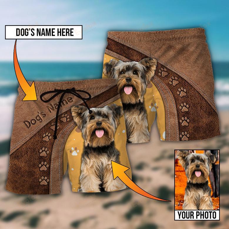 Dog Paw Various Style Custom Photo Personalized Beach Short