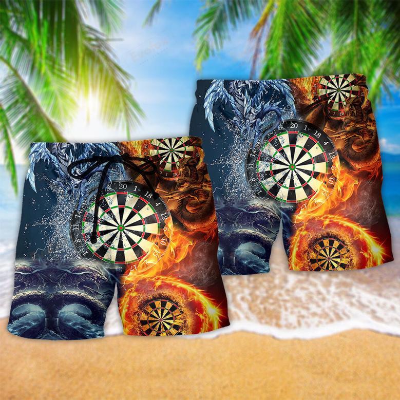 Dragon Darts Love Life With Fire Beach Short