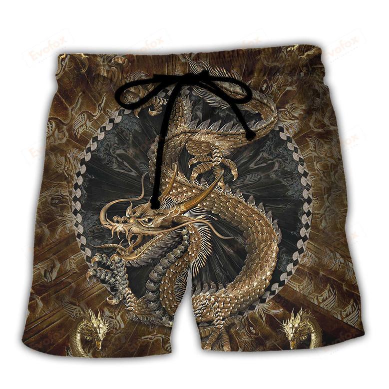 Dragon Love Life Colorful Beach Short