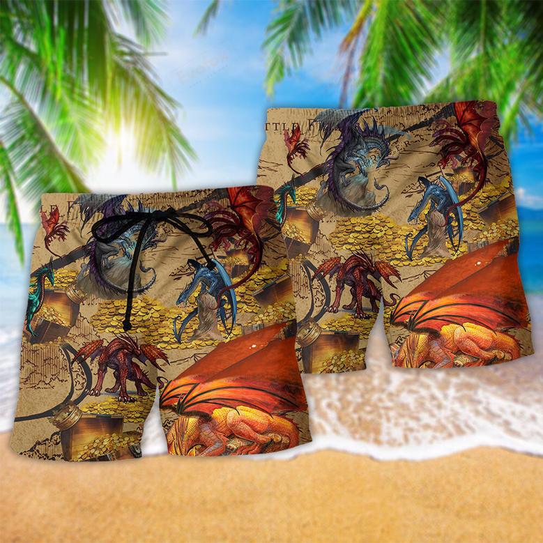 Dragon Love Life Golden Beach Short