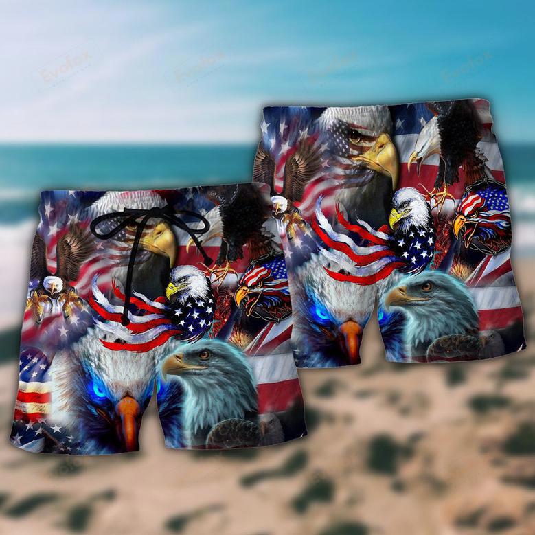 Eagle America Soar Like An Eagle Beach Short