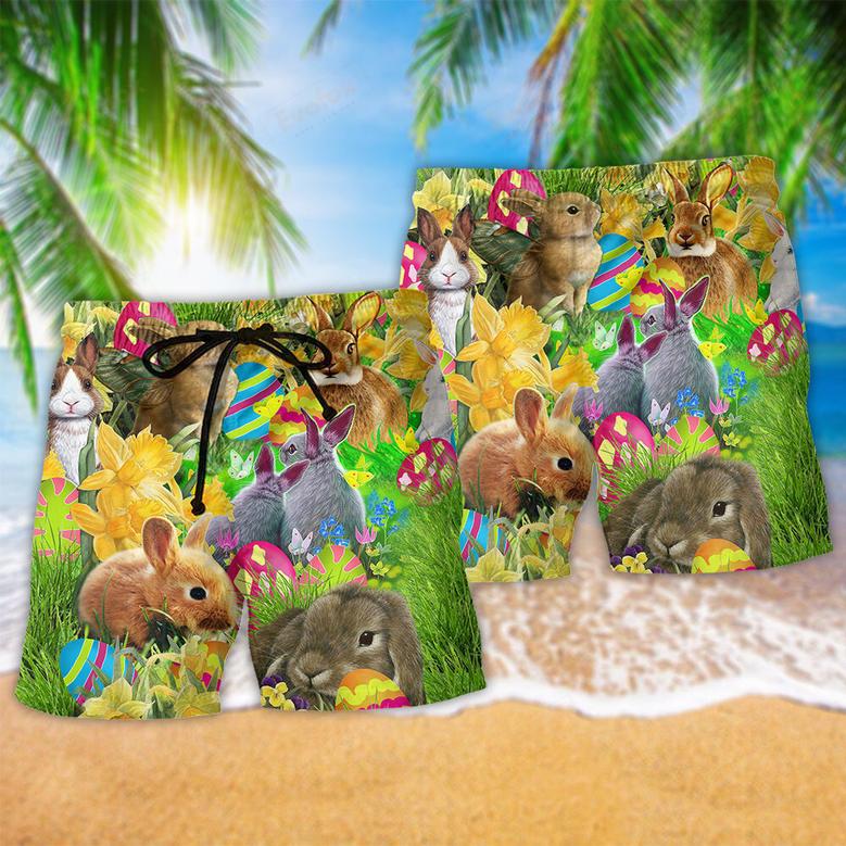 Easter Happy Bunnie So Cute Beach Short