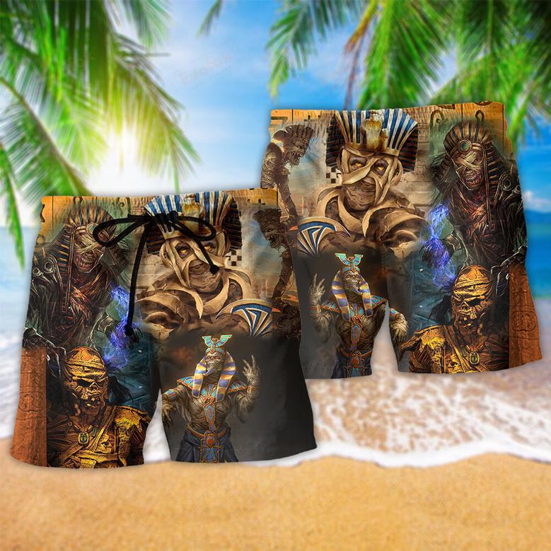 Egypt Amazing Mummy Vintage Beach Short