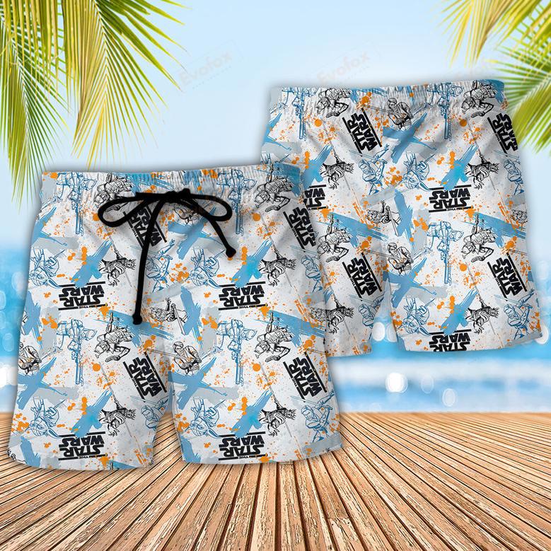 Fighters Pattern Beach Short