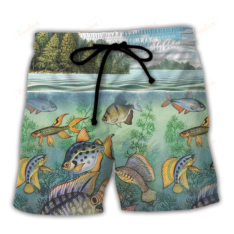 Fishing Eat Sleep Fish And Repeat Beach Short