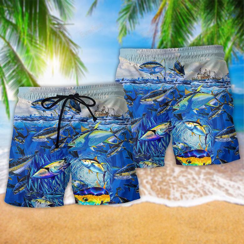 Fishing Love Fish Love Ocean Forever Beach Short