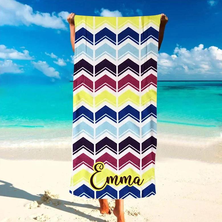 Flip Flop Theme Personalized Bath Beach Towels Girls Unique Design