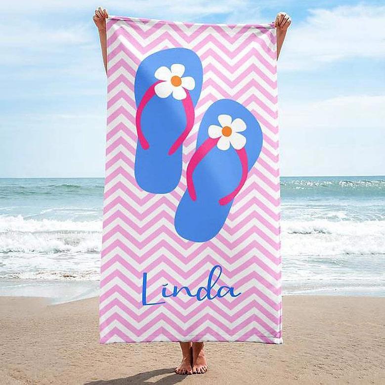 Football Personalized Beach Towels Perfect Women Men Kids All Ages