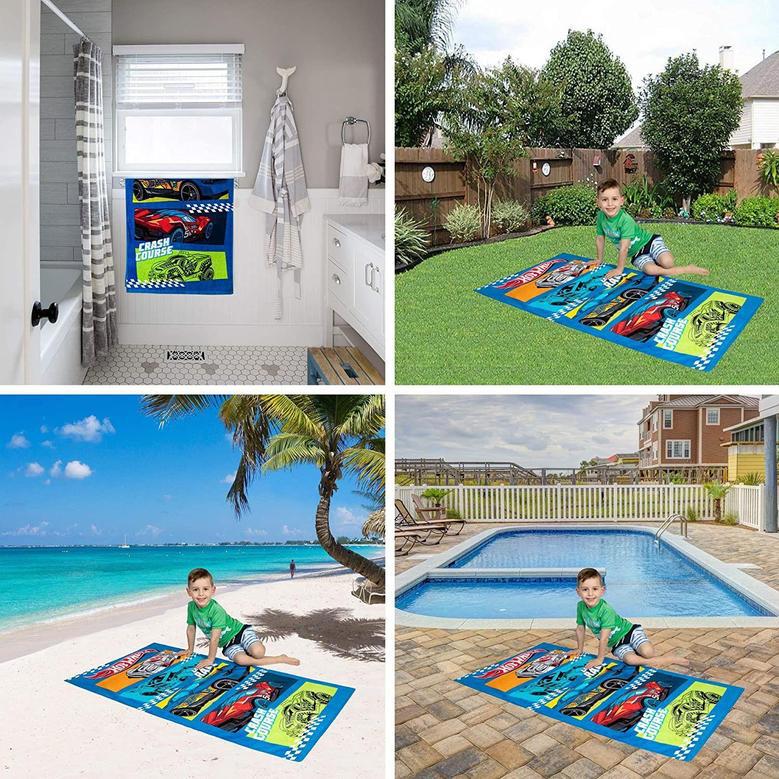 Franco Kids Super Soft Cotton Unique Design Beach Towels