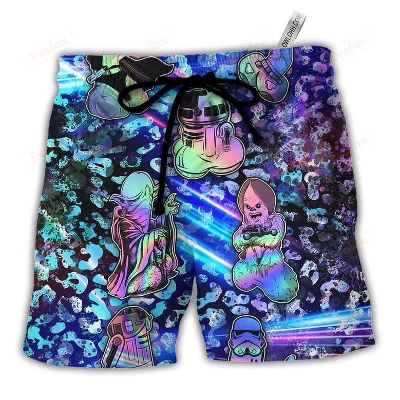 Funny Wishing You Much Hap-Pen!s Beach Short