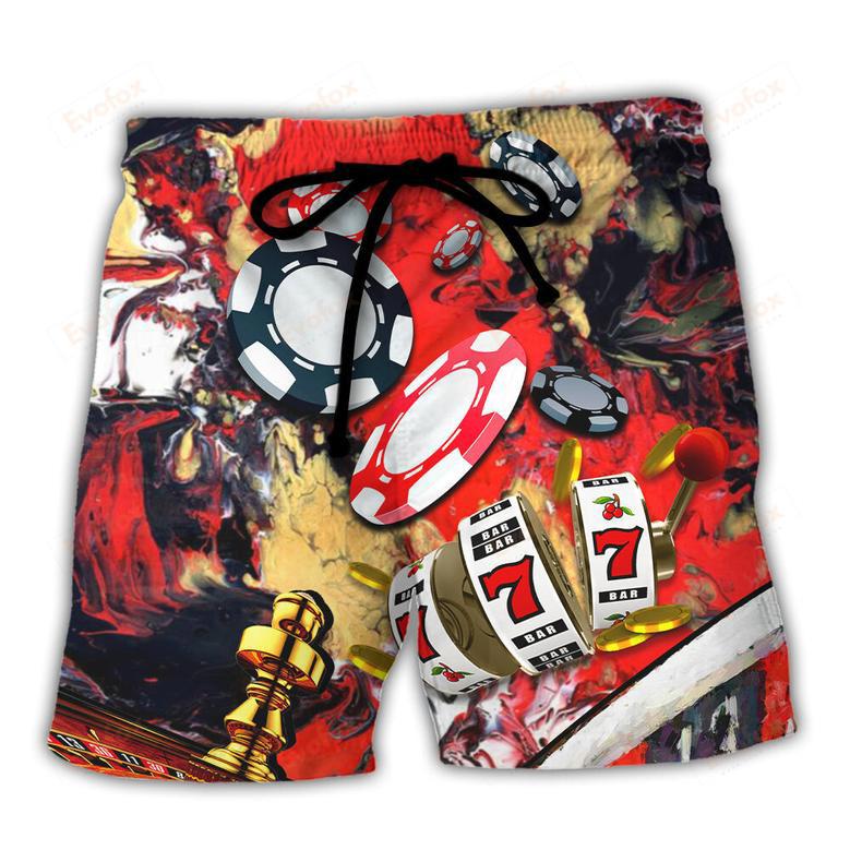 Gambling Casino Gambling Style Beach Short