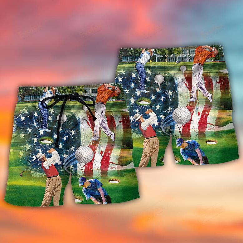 Golf Independence Day American Beach Short