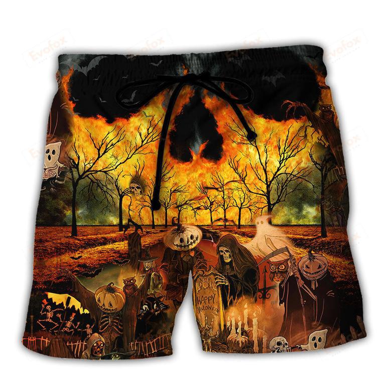 Halloween Love Party Beach Short