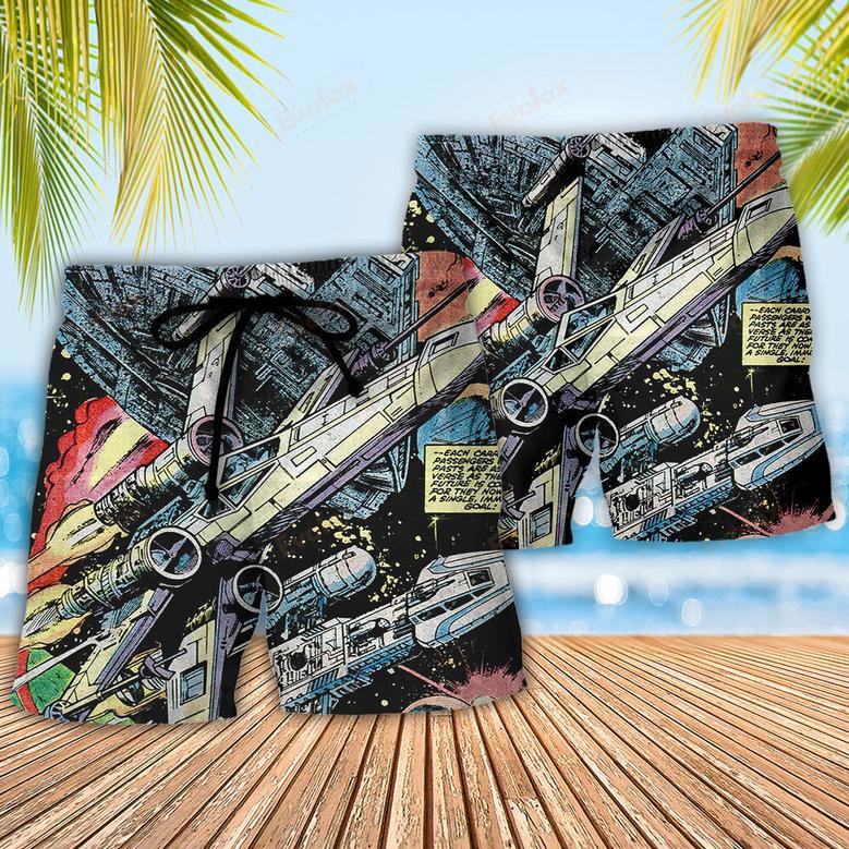 Han Solo Spaceship Beach Short